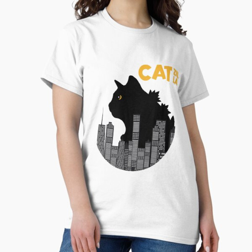 Catzilla T Shirts White